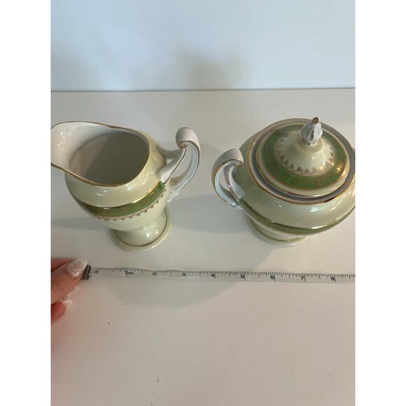 20th Century Czech Demitasse Coffee Pot Creamer & Covered Sugar JL - Picture 13 of 15